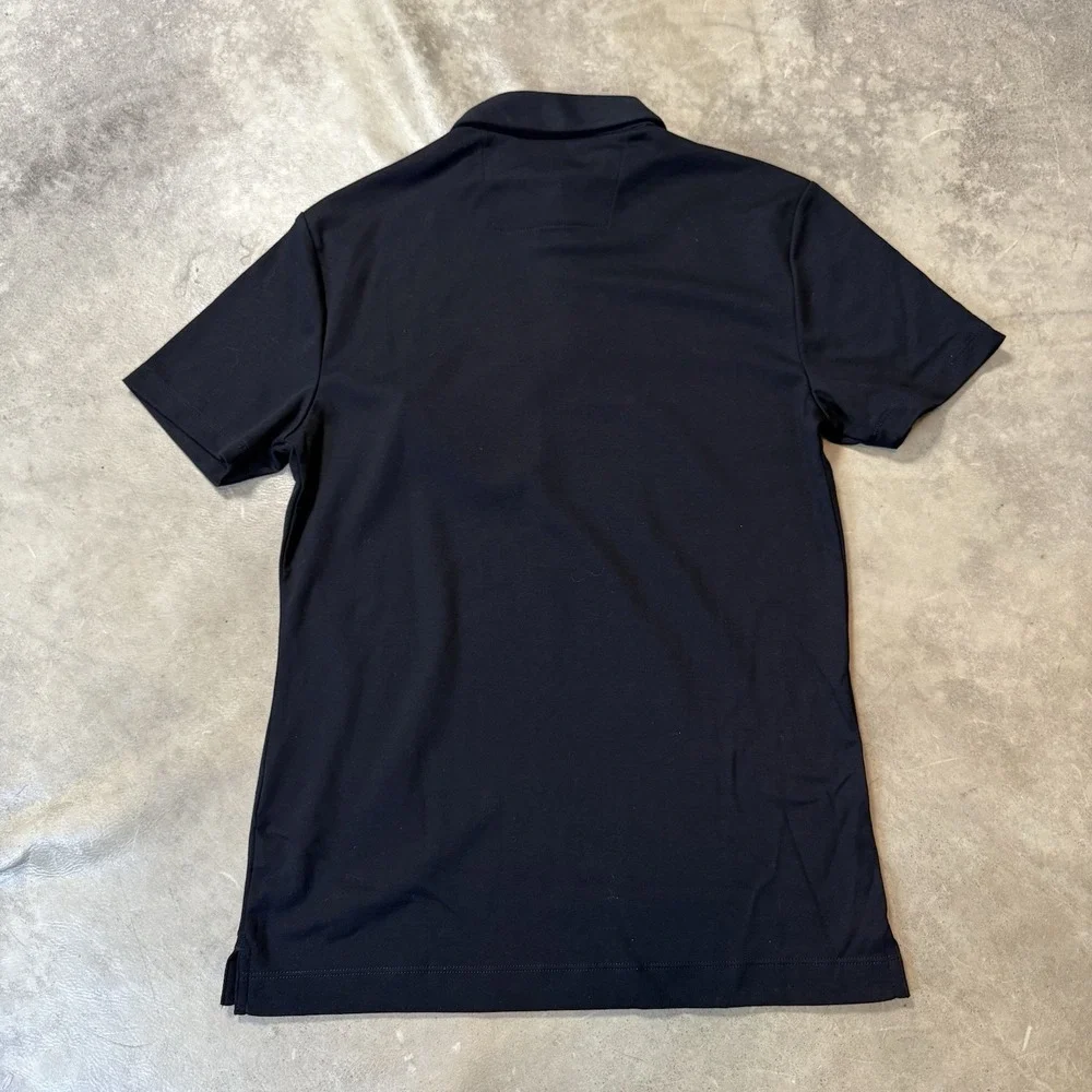 Banana Republic Polo Shirt Mens Size XXS‎ Black Luxury Touch Performance